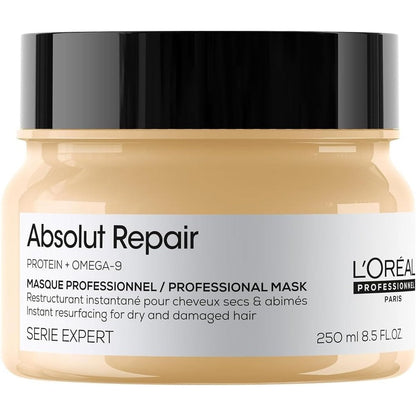 L'OrÃ©al Professionnel Absolut Repair hair mask front view 250ml jar