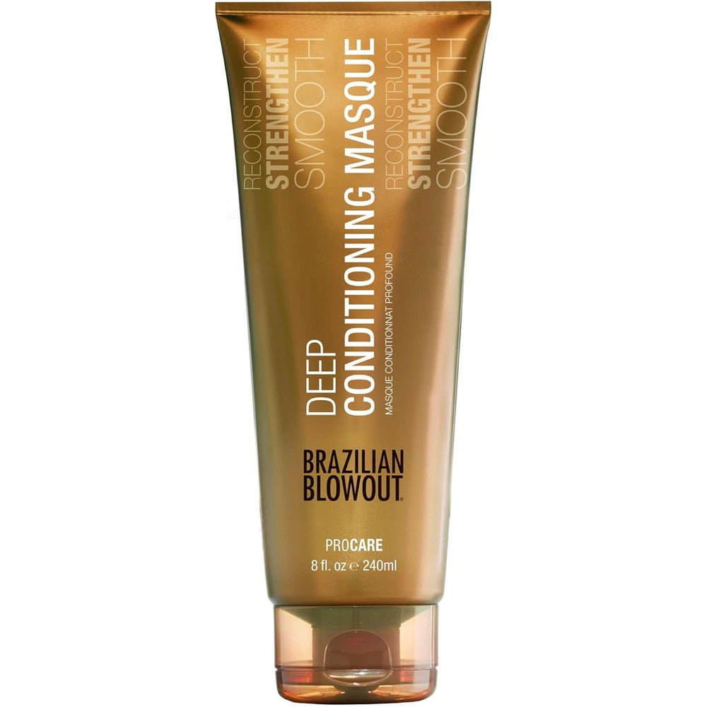 Brazilian Blowout Acai Deep Conditioning Masque front view tube
