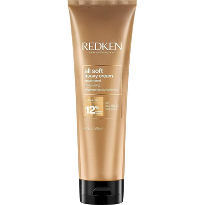 Redken All Soft Heavy Cream hair mask tube front view