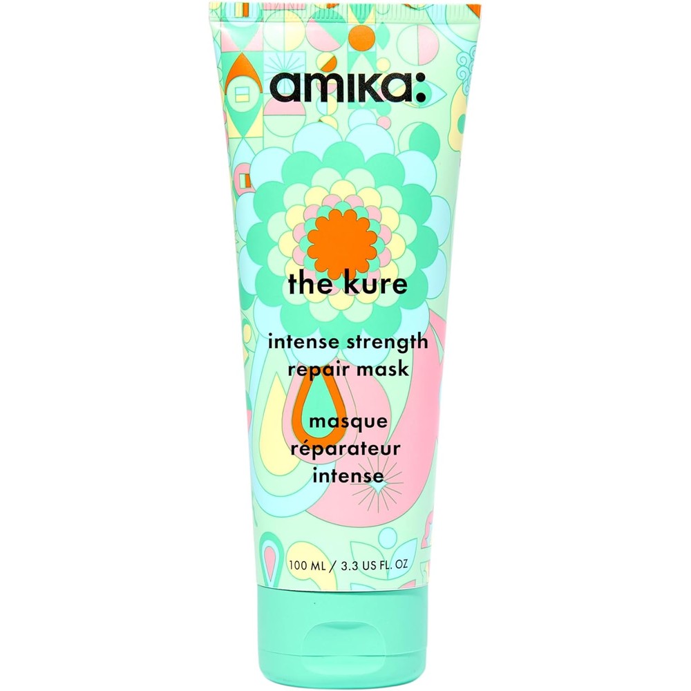 Amika The Kure Intense Strength Repair Mask front view bottle
