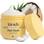 Kitsch deep conditioning hair mask front view jar