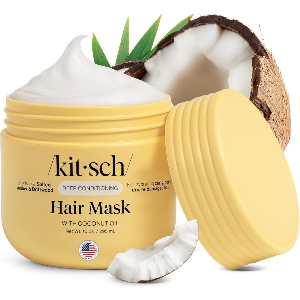 Kitsch Deep Conditioning Hair Mask front view of 10 Ounce jar