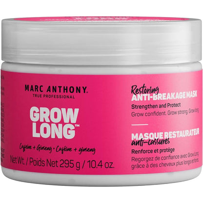 Marc Anthony Grow Long Anti-Breakage Hair Mask front view jar