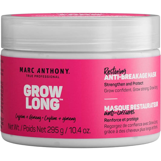 Marc Anthony Grow Long Anti-Breakage Hair Mask front view jar