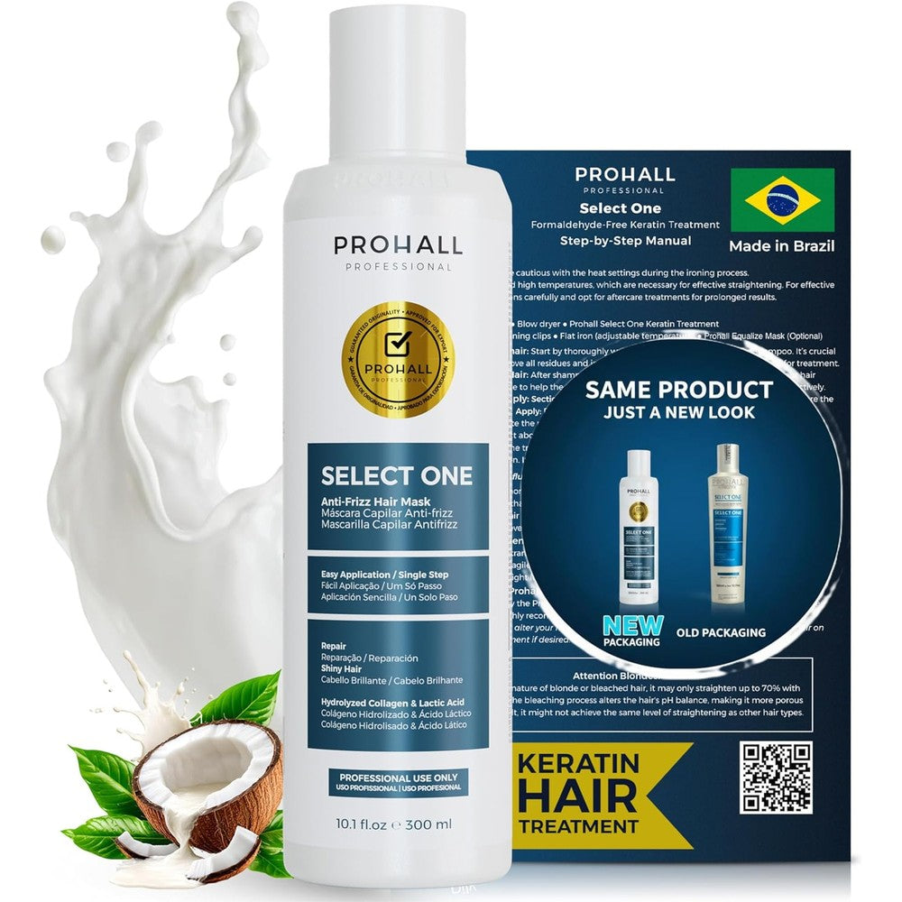 Prohall Select One Brazilian Keratin Treatment front view