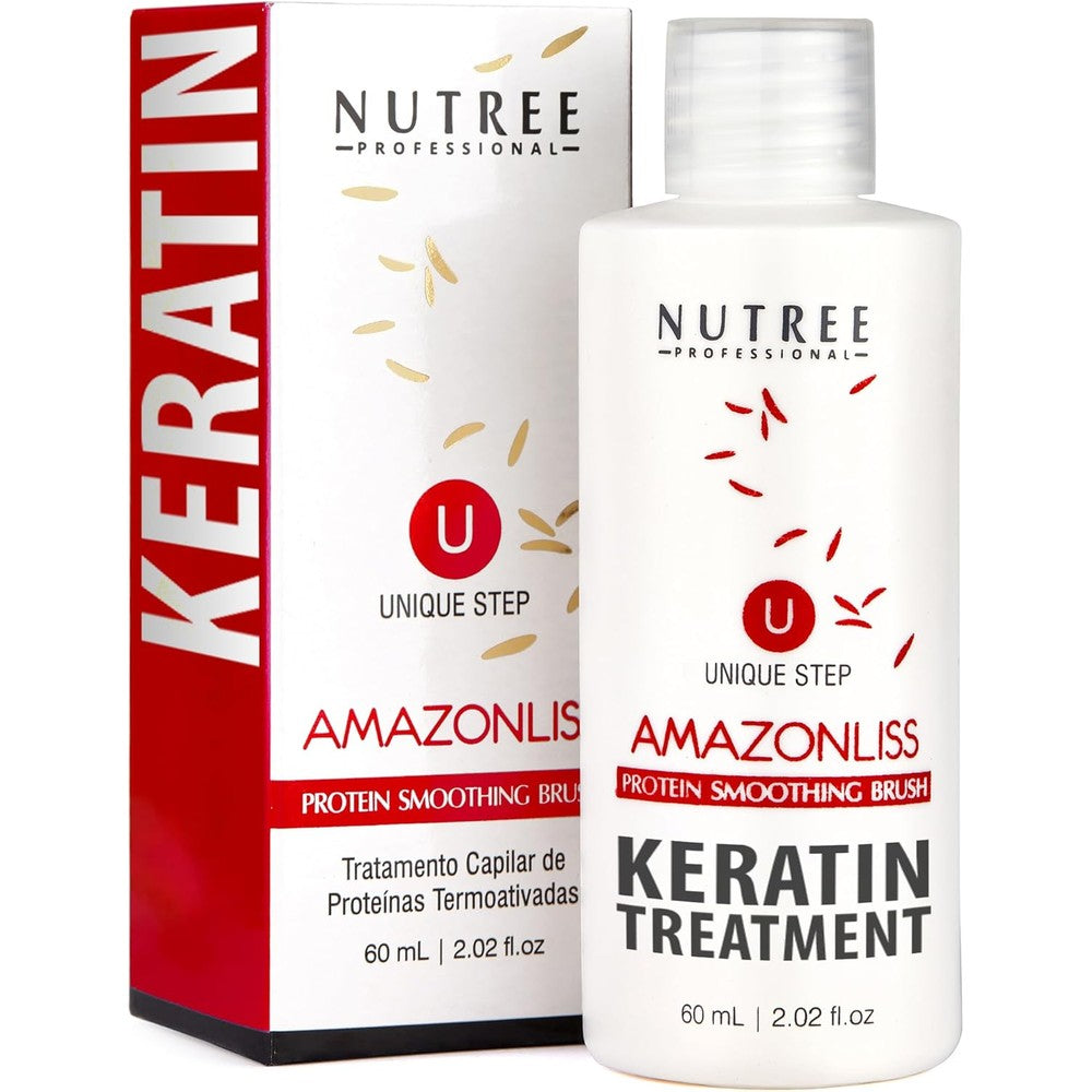 Amazonliss Brazilian Keratin Smoothing Treatment bottle front view