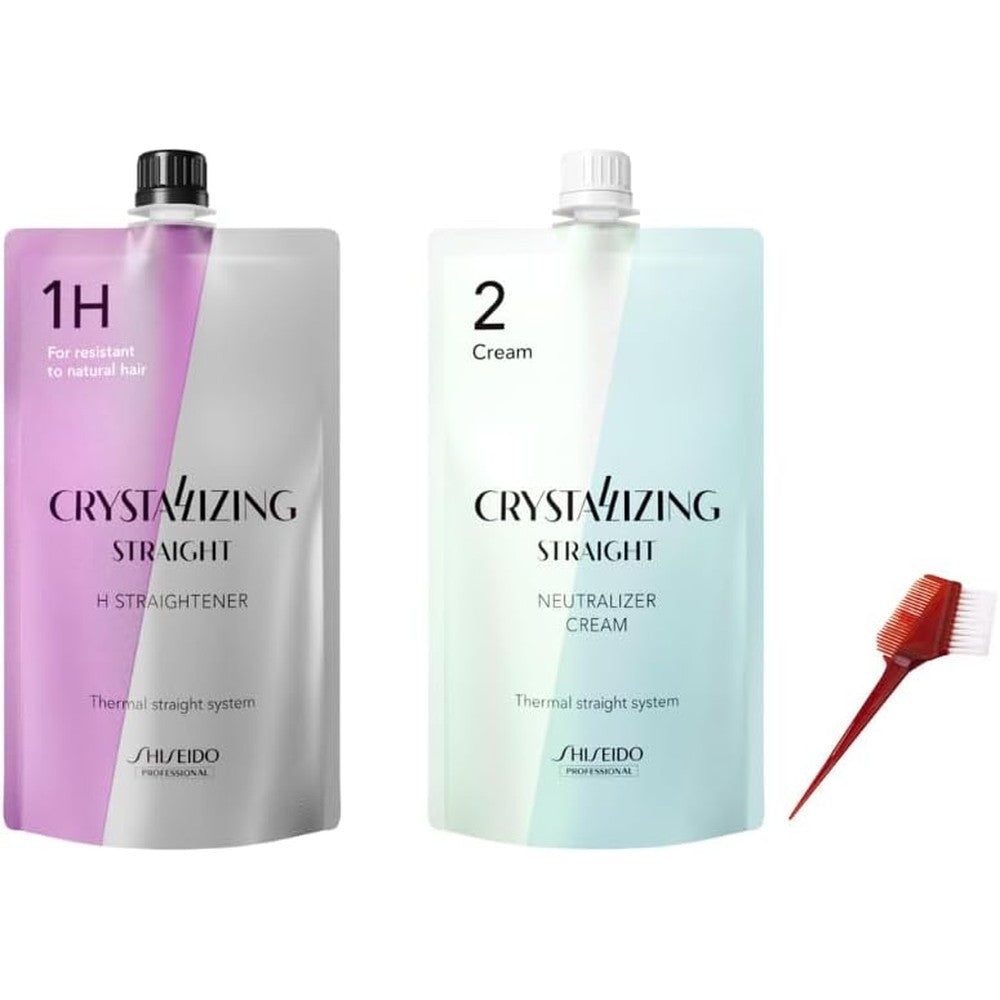 Beverly Professional Hair Rebonding Kit With Crystallizing Straightener, Neutralizing Cream And Hair Brush 2023 Renewal Version - Image 1
