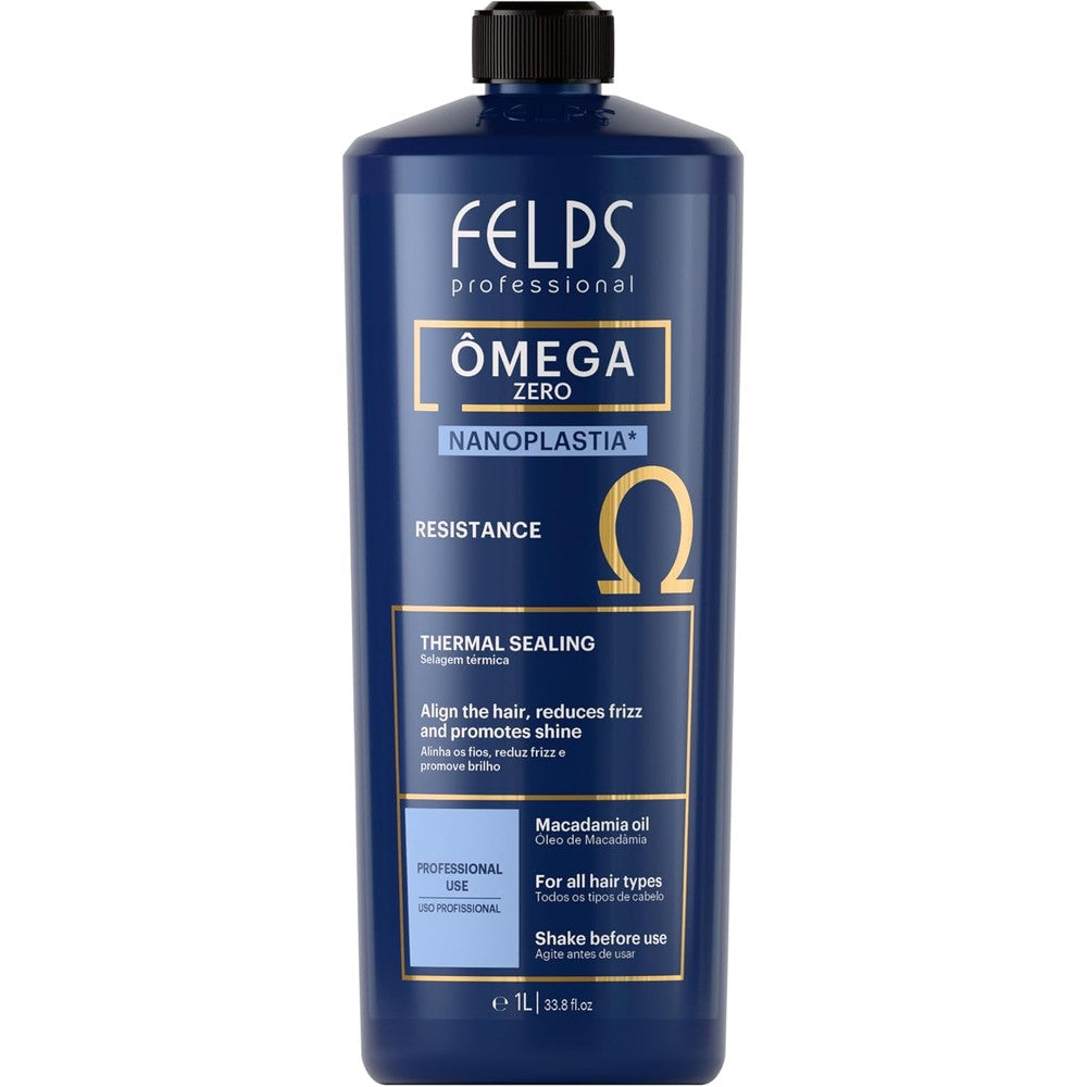 Felps Professional Omega Zero Unique Nanoplasty front view 1 liter bottle
