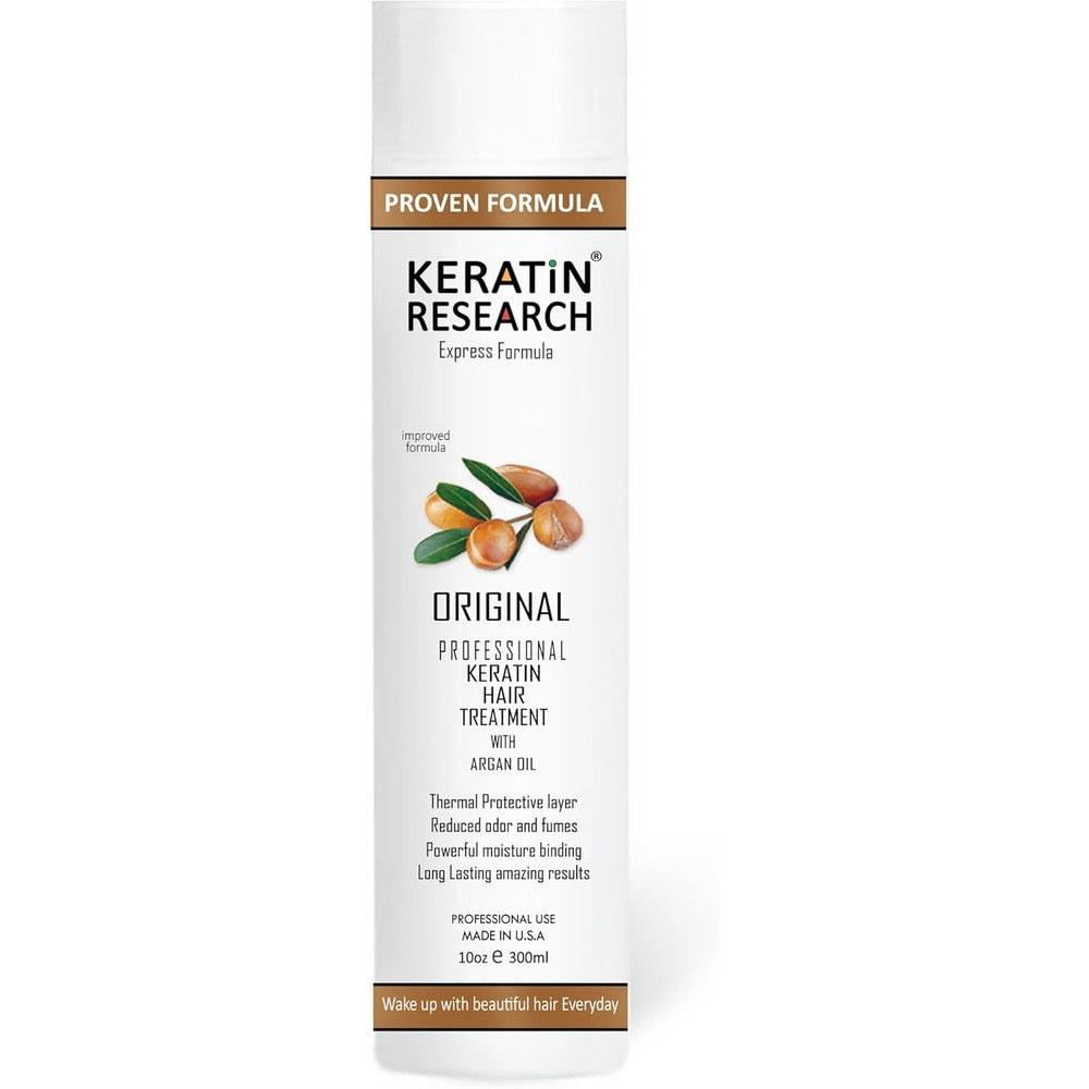Keratin Research Brazilian Keratin Treatment front view bottle