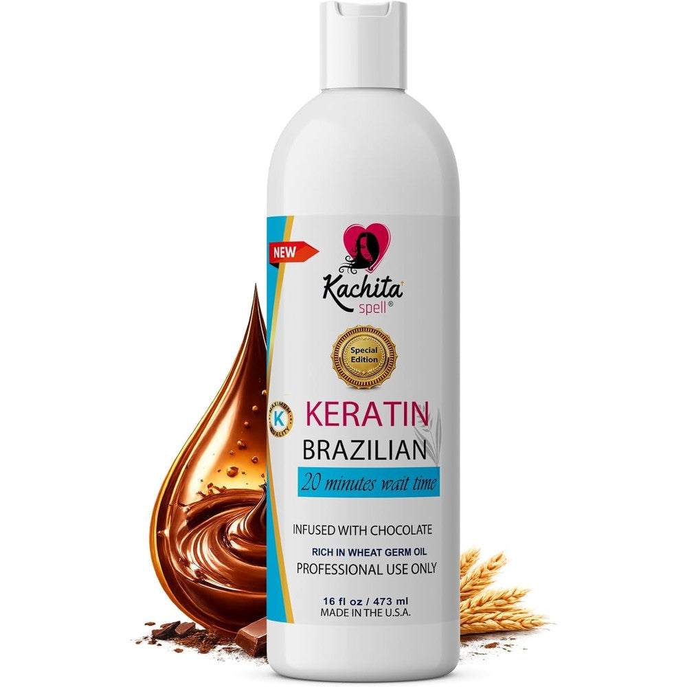 Kachita Spell Brazilian Keratin Treatment front view 16 fluid ounce bottle