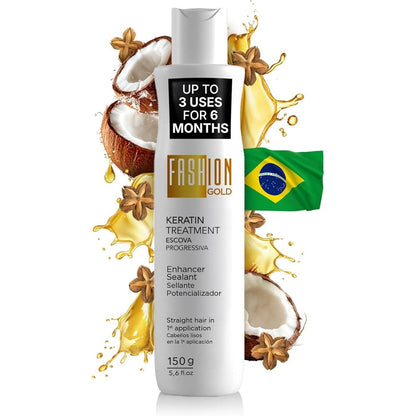 Fashion Gold Keratin Hair Treatment 150g front view