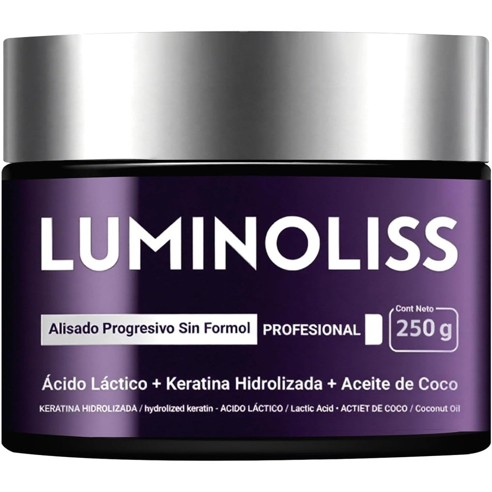 LuminoLiss Alisado Hair Smoothing Cream 250g jar front view