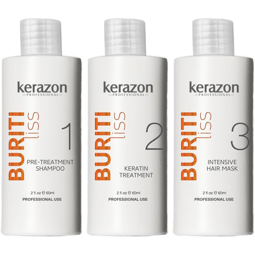 Kerazon Professional Brazilian Keratin Treatment Buriti Liss Kit front view
