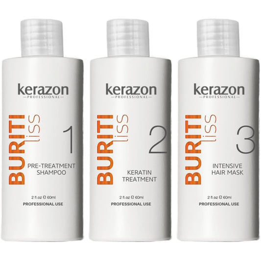 Kerazon Professional Brazilian Keratin Treatment Buriti Liss Kit front view