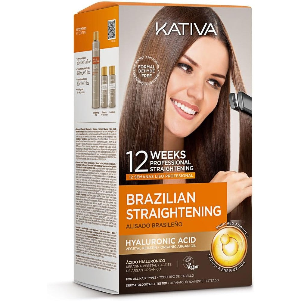Kativa Brazilian Keratin Treatment Kit front view box