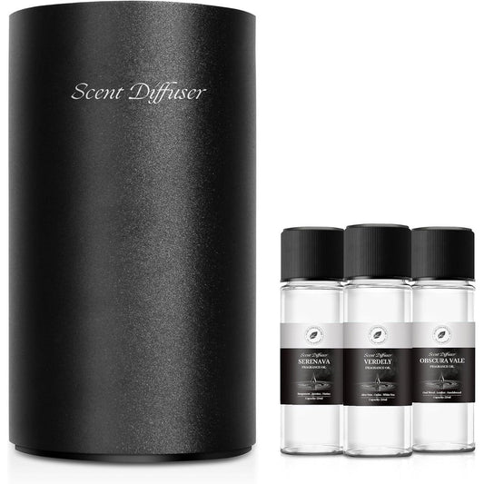 EvCZen Waterless Essential Oil Diffuser front view of black portable nebulizer.