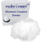 Vedic Vaani Bhimseni Camphor Powder front view packaging