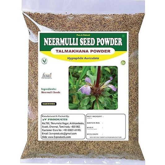 3V Products Neermulli Vidhai Powder 150 grams packet front view natural herbal supplement