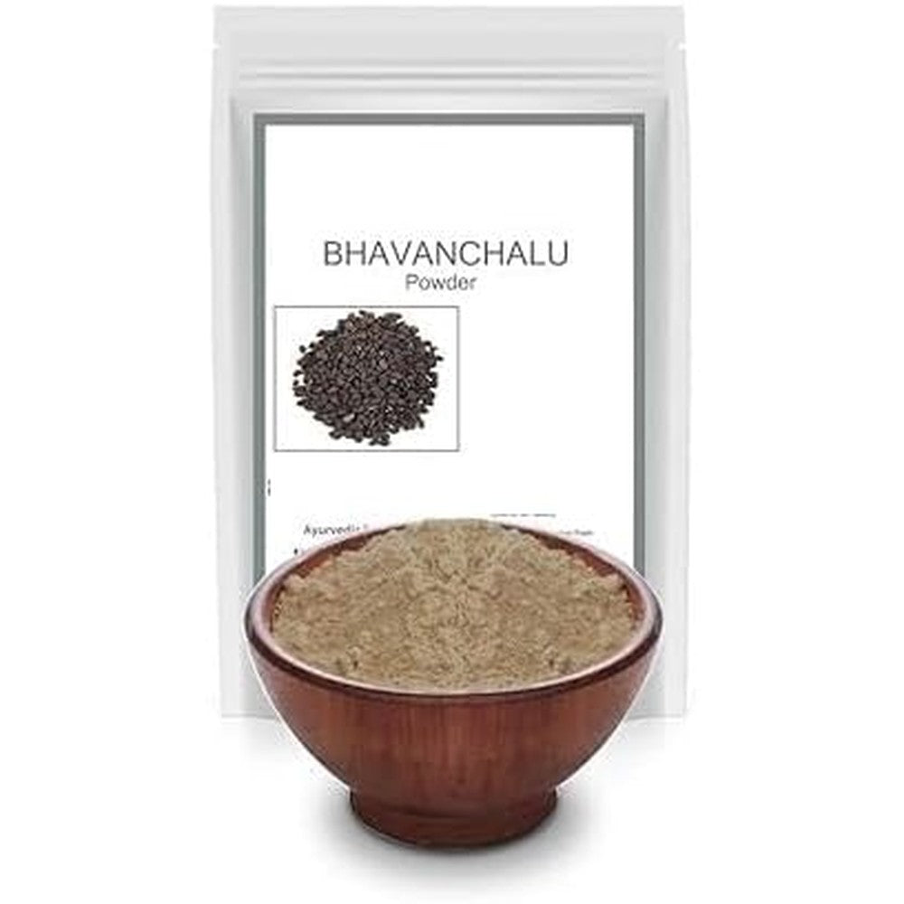 Balu Herbals Bhavanchalu Bakuchi Powder 100g front packaging for skin pigmentation.