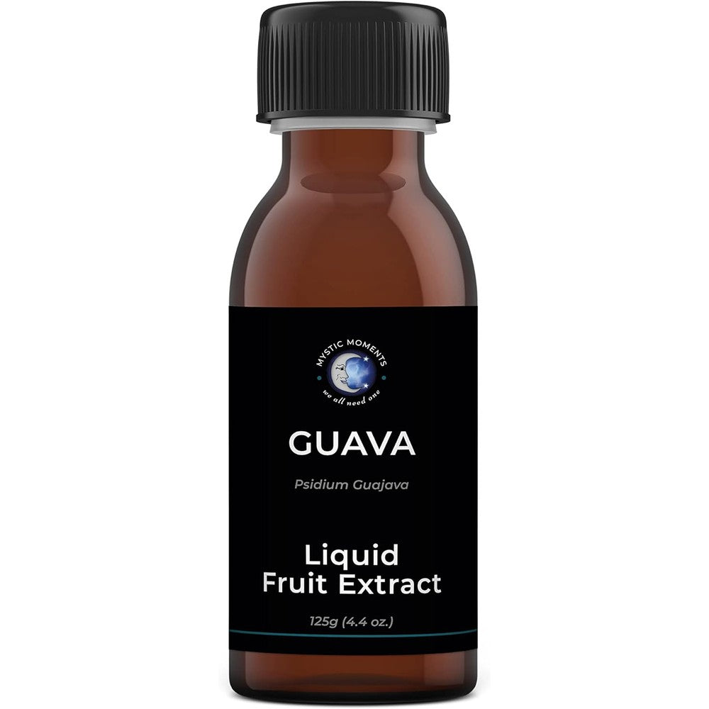 Mystic Moments Guava Liquid Fruit Extract 125g bottle front view for DIY skincare
