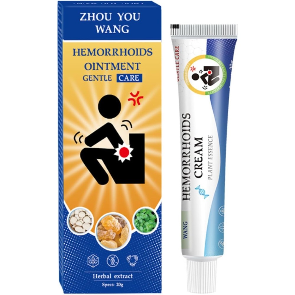 Bobojuju Sophora Japonica Herbal Care Ointment 2-pack front view for hemorrhoid relief.