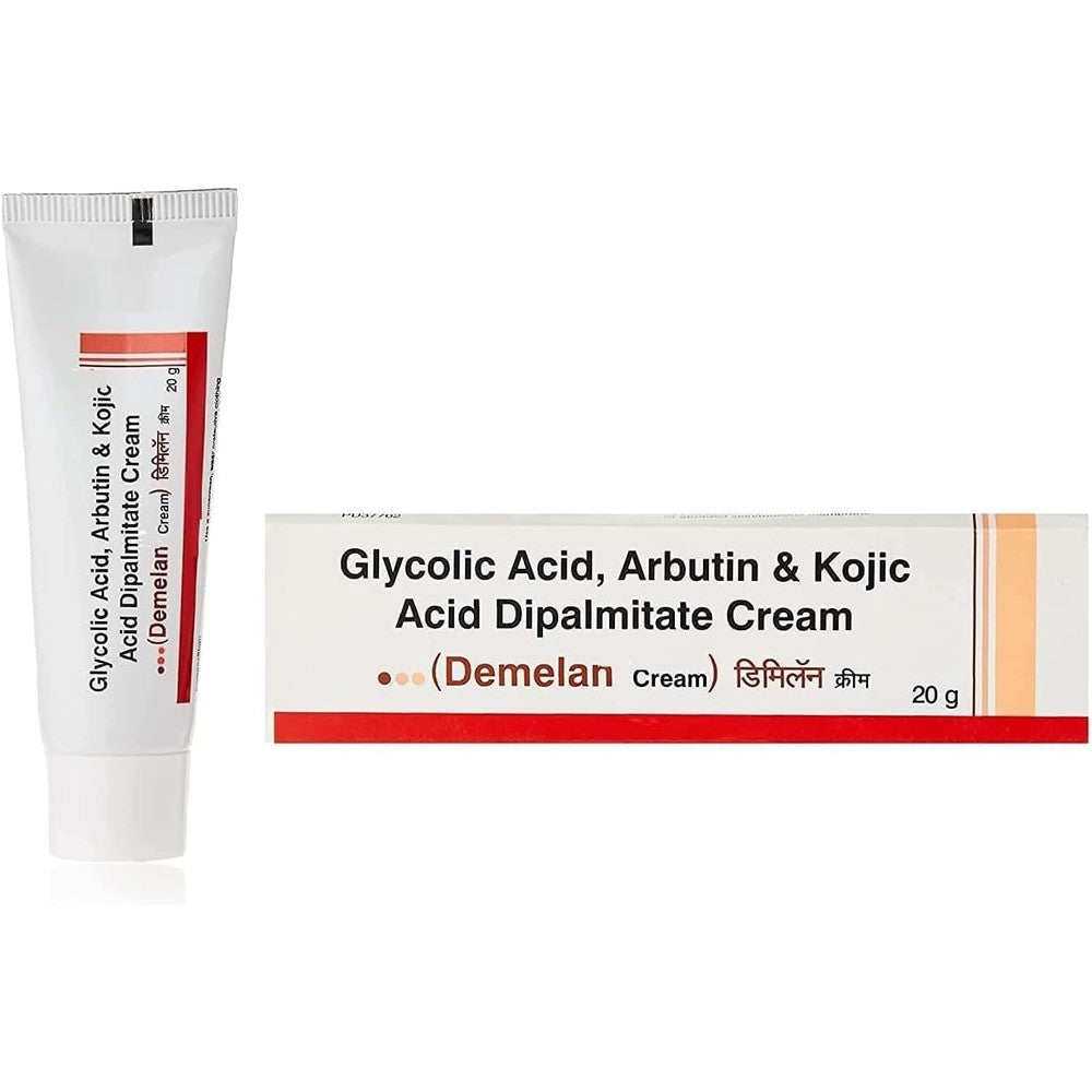 Breemetic Nacht Glycolic Acid and Arbutin Deme-LAN Cream 20 Grams front view for pigmentation treatment.