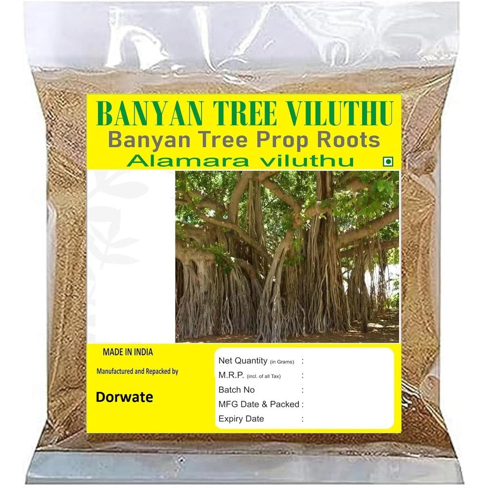 Saara Herbal Fresh Banyan Root Powder 50 grams front view for hair and dental health.