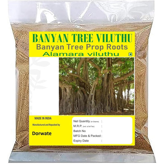 Saara Herbal Fresh Banyan Root Powder 50 grams front view for hair and dental health.