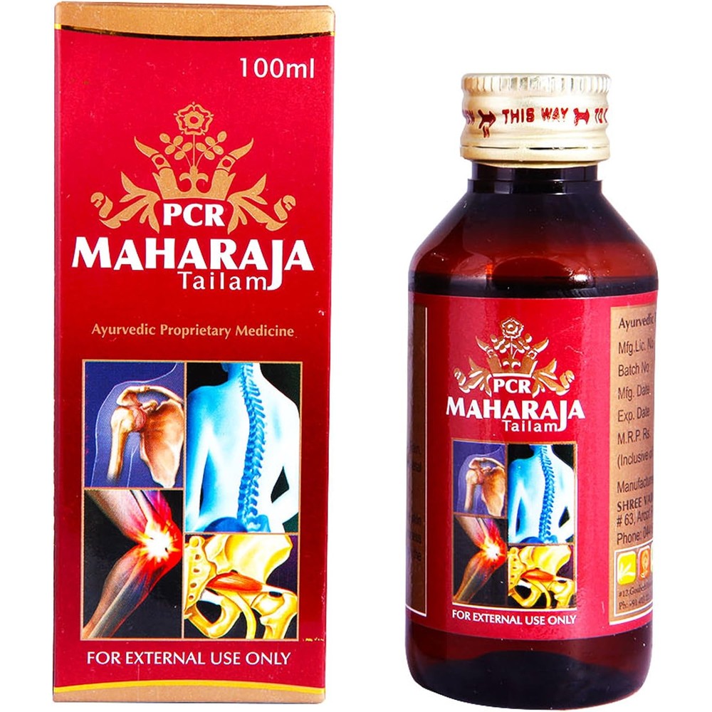 PCR Maharaja Tailam Pack of 2 front view Ayurvedic pain relief oil