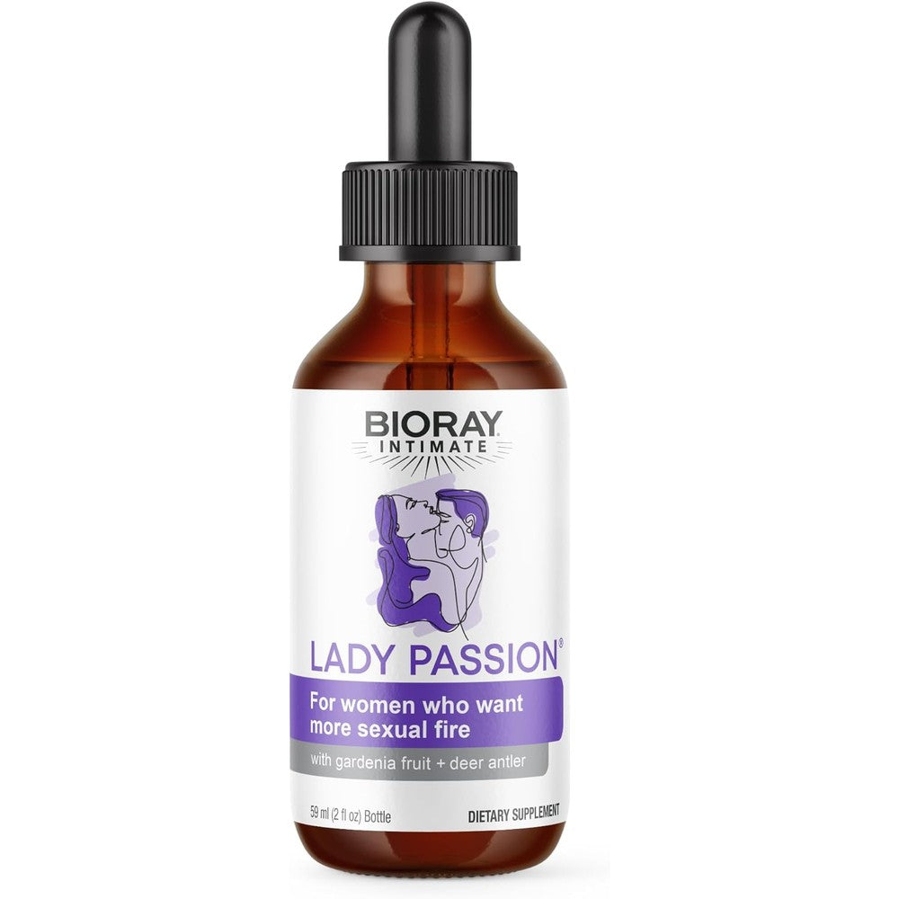 BIORAY Intimate Lady Passion 2 Fluid Ounce bottle front view female libido supplement