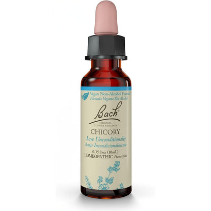 Bach Flower Remedies Chicory non-alcohol formula front view authentic USA import