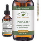 Native Remedies PureCalm herbal stress relief drops front view