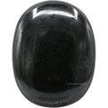 Amazing Gemstone Black Tourmaline Palm Stone front view authentic healing crystal