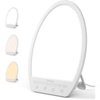 Comfytemp light therapy lamp front view daylight simulation device
