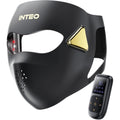 INTEO 4D Wireless Red Light Therapy Face Mask front view showcasing the flexible silicone design and integrated eye protection.