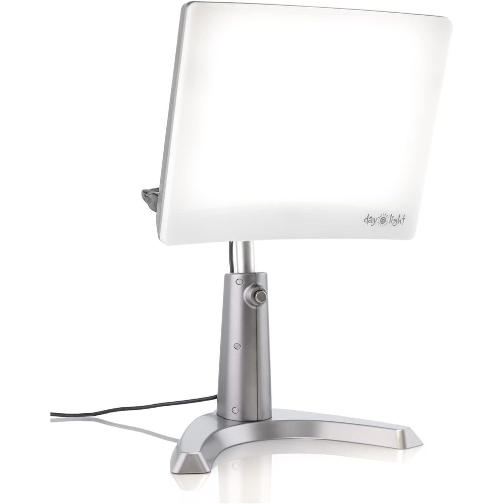 Carex Day-Light Classic Plus Sunlight Therapy Lamp front view displaying bright white LED panel