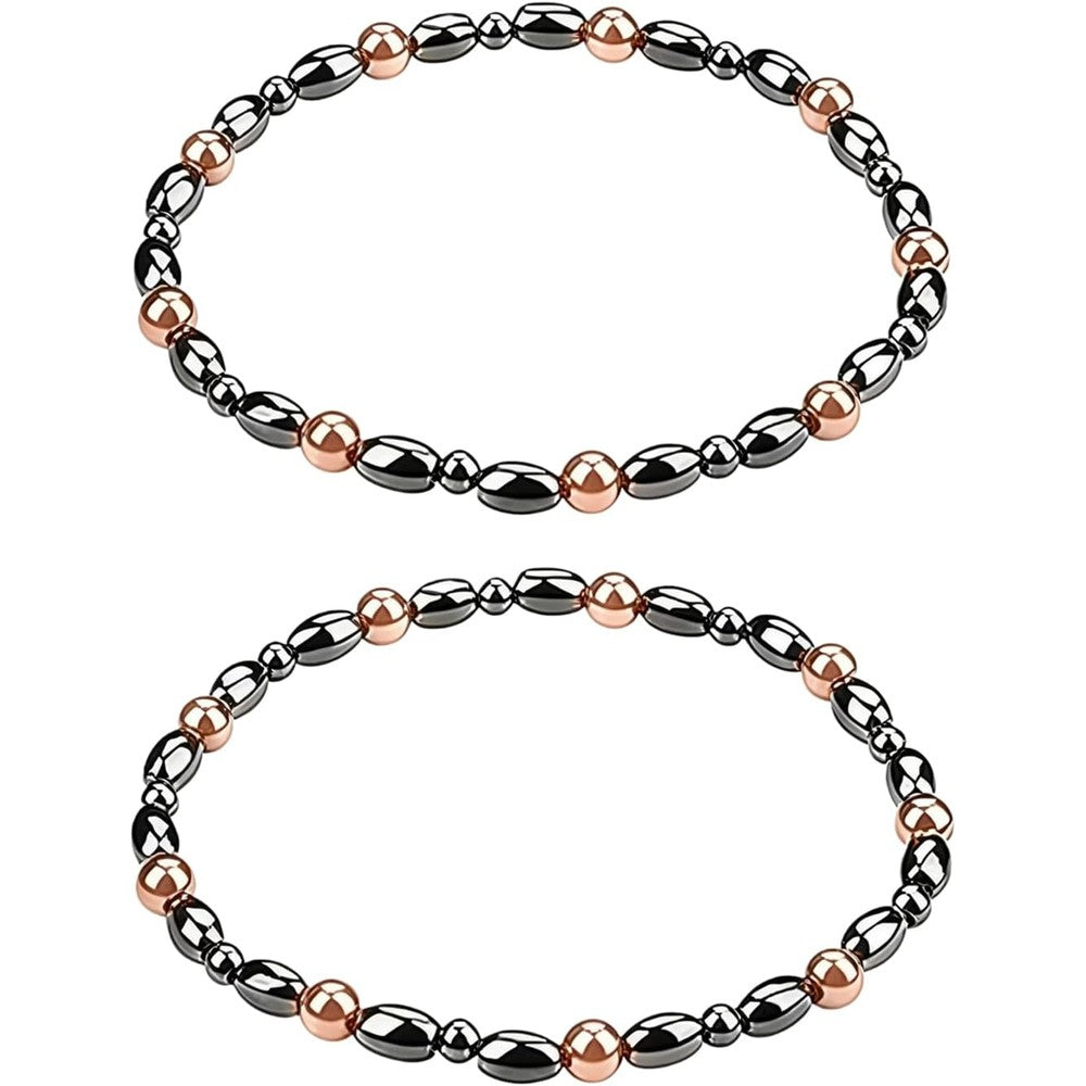 Drkao MagEnergy pure copper magnetic bracelet front view for arthritis relief.