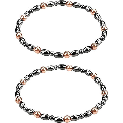 Drkao MagEnergy pure copper magnetic bracelet front view for arthritis relief.