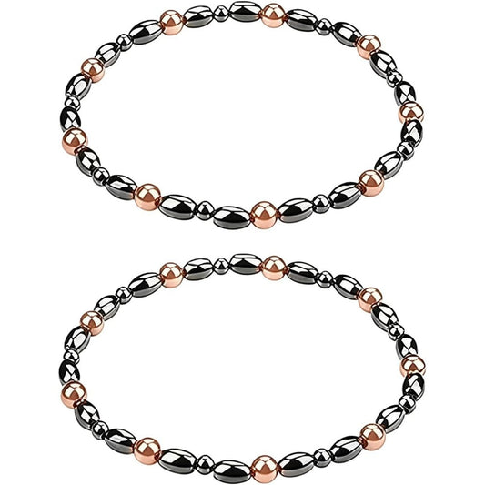 Drkao MagEnergy pure copper magnetic bracelet front view for arthritis relief.