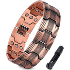 Jecanori 3X Strength Copper Magnetic Bracelet for men front view