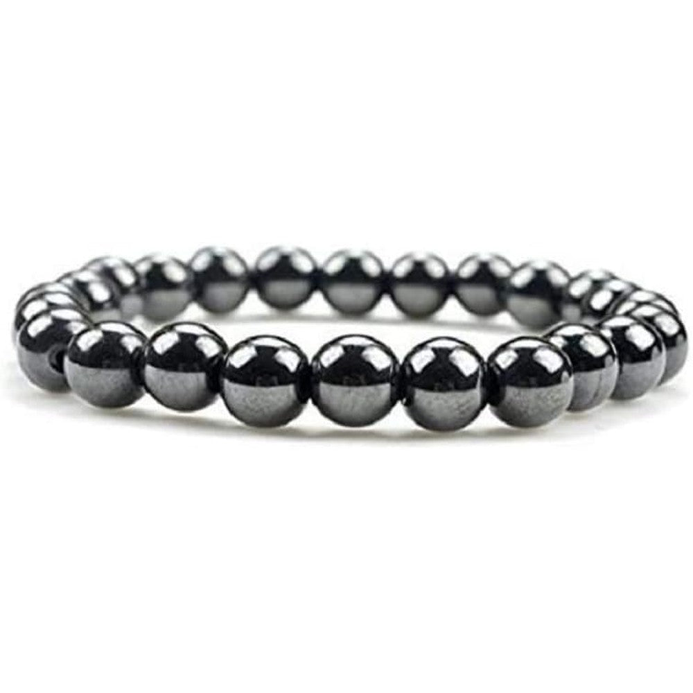 Dr Kao Magnetic Therapy Bracelet front view hematite beads