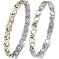 Cigmag Magnetic Bracelets for Women front view showing fishtail design.