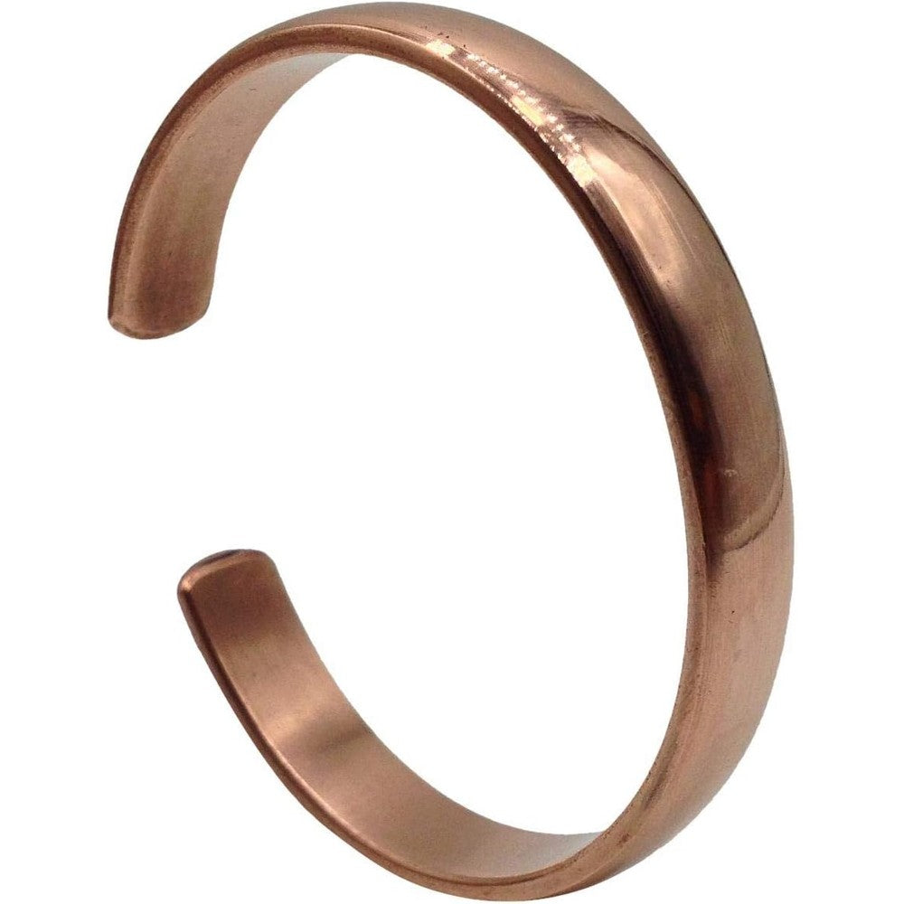 Healing Lama Hand Forged Copper Bracelet front view for joint pain relief.