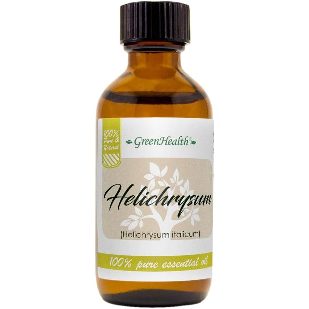 GreenHealth Helichrysum Essential Oil bottle front view