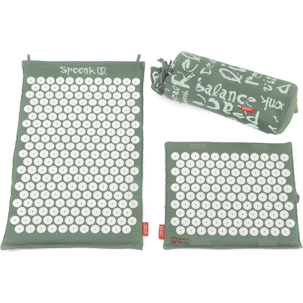 Spoonk Acupressure Eco Mat in Sage green color