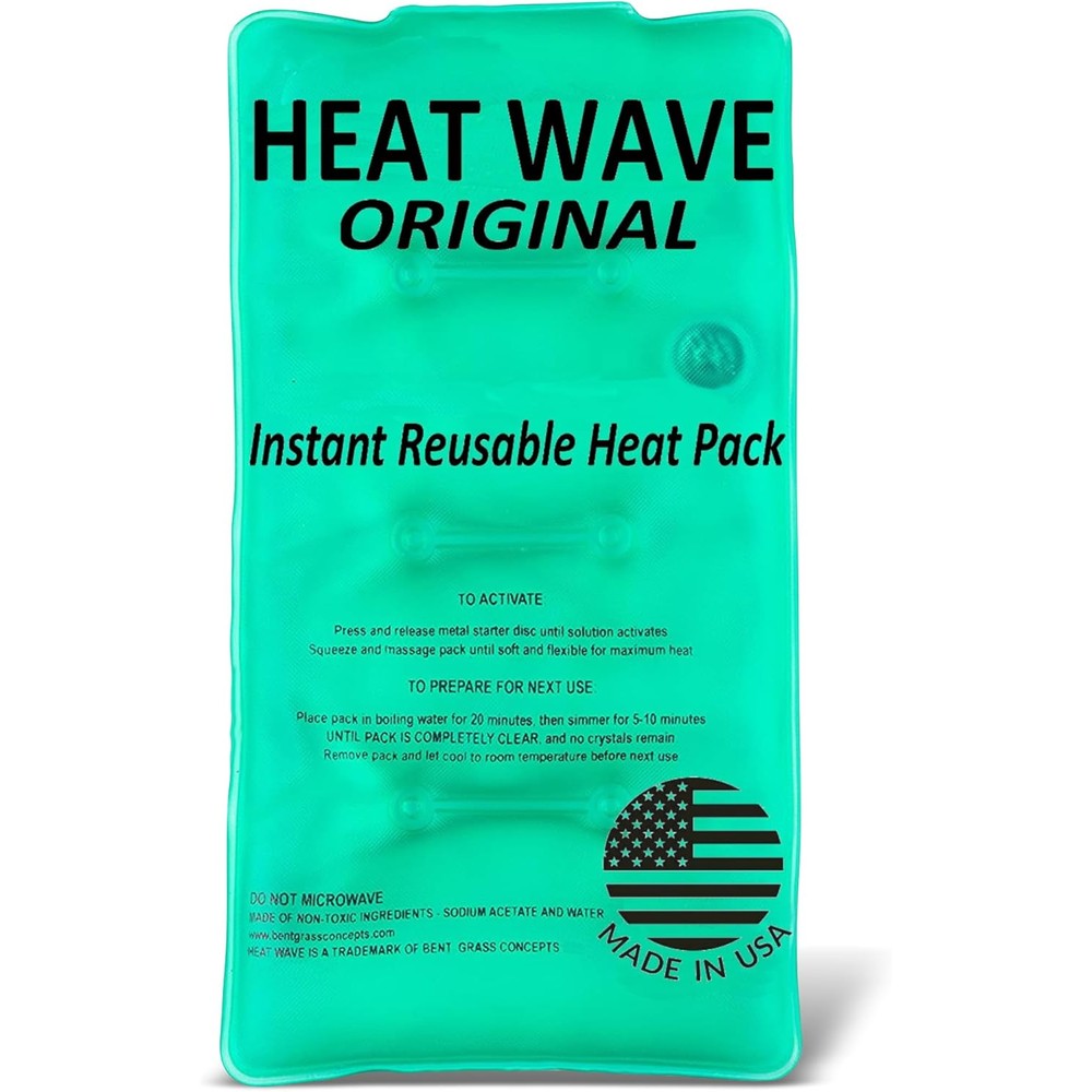 Heat Wave instant reusable heat pack medium size front view