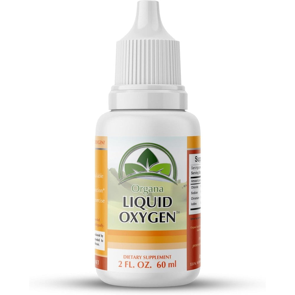 Organa International liquid oxygen drops bottle front view