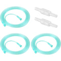 Geiserailie 3 Pack 7 Foot Adult Oxygen Tubing front view for respiratory support.