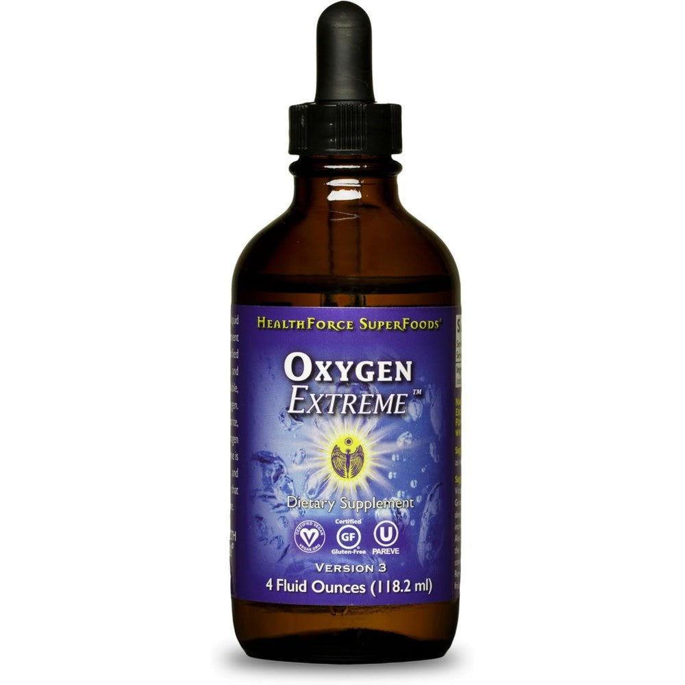HealthForce SuperFoods Oxygen Extreme liquid supplement front view