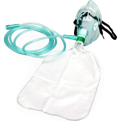 HD HOUDELL Adult Non-Rebreather Oxygen Mask front view medical supply